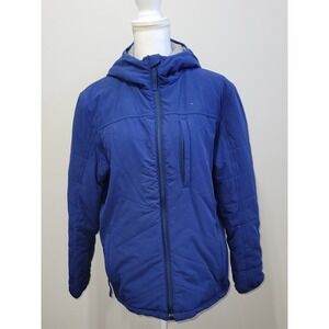 Deleuth Trading‎ Company  Women's Zip Up Hooded Jacket - Blue - Large - Preowned